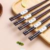 Chop Sticks Set 5 Pairs Japanese Sushi Chopsticks Natural Wooden Eco-Friendly Reusable Wood Korean Chinese Food