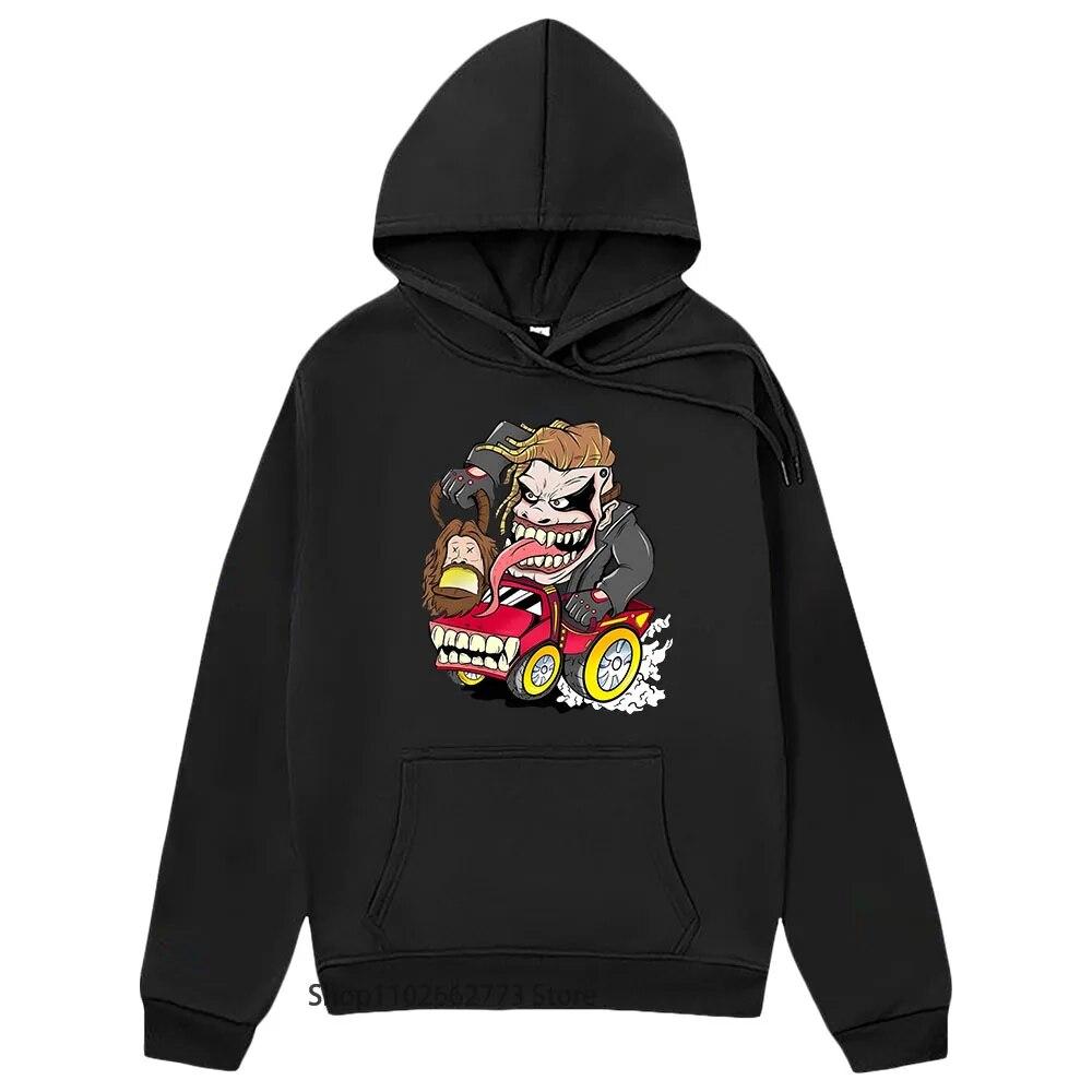 Толстовка с капюшоном Bray Wyatt Meme The Fiend, толстовки с принтом унисекс, музыкальная группа, повседневная зимняя женская одежда Kpop, спортивный костюм с длинными рукавами, топ унисекс L