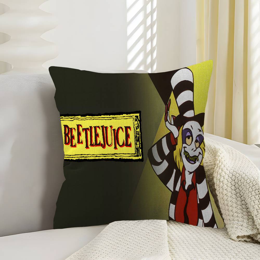 Tim Burton Horror B-Beetlejuice Pillow Gifts Home Office Furnishings Bedroom Sofa Car Cushion Cover case 45x45cm