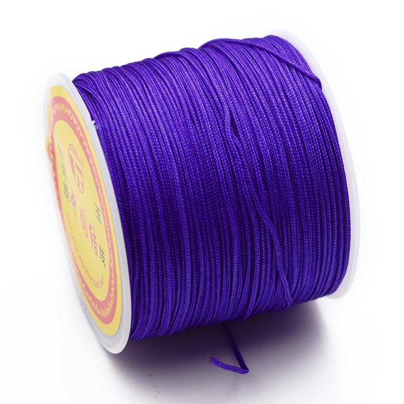 חוט ניילון 0.8 מ"מ חוט סיני קשר סיני חוט מקראמה צמיד שרשרת חוט שזור ל-DIY שרשרת שנדלה גדיל חרוזים יצירה