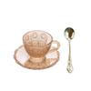 Glass Coffee Cups Sets for Creative Partners Late Afternoon Tea Bubbles Tea Cups Ceramic Coffee Cups and Tea Services