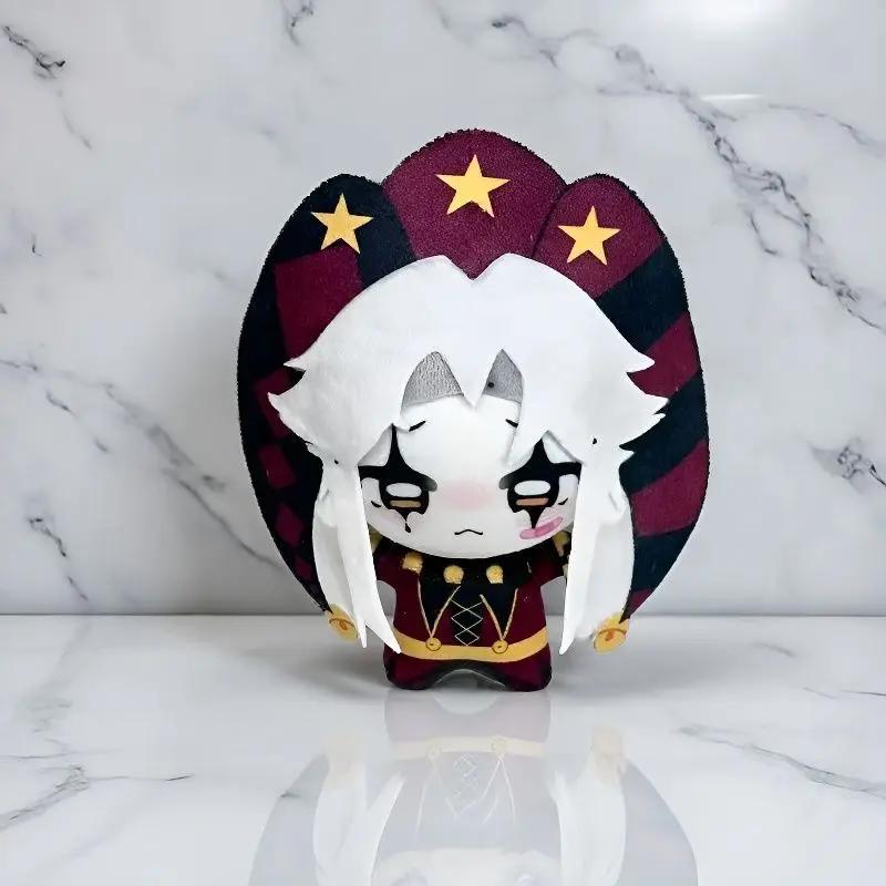 Der Erstaunliche Digitale Zirkus Plüsch Schlüsselanhänger Pierrot Puppe Niedlicher Taschenanhänger Anhänger Weiches Kuscheltier Geschenk für Fans Kinder Zubehör