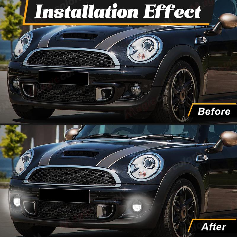 Front Bumper Fog Light For BMW Mini Cooper R55 R56 R57 R58 R59 2006-2014 Fog Lamp Driving Headlight Car Accessories 63172751295