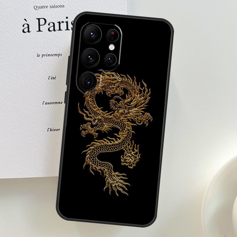 Chinese Dragon Case For Samsung Galaxy S26 Ultra S25 S24 S23 S22 S21 S10 Plus S20 FE S25 Ultra Phone Cover