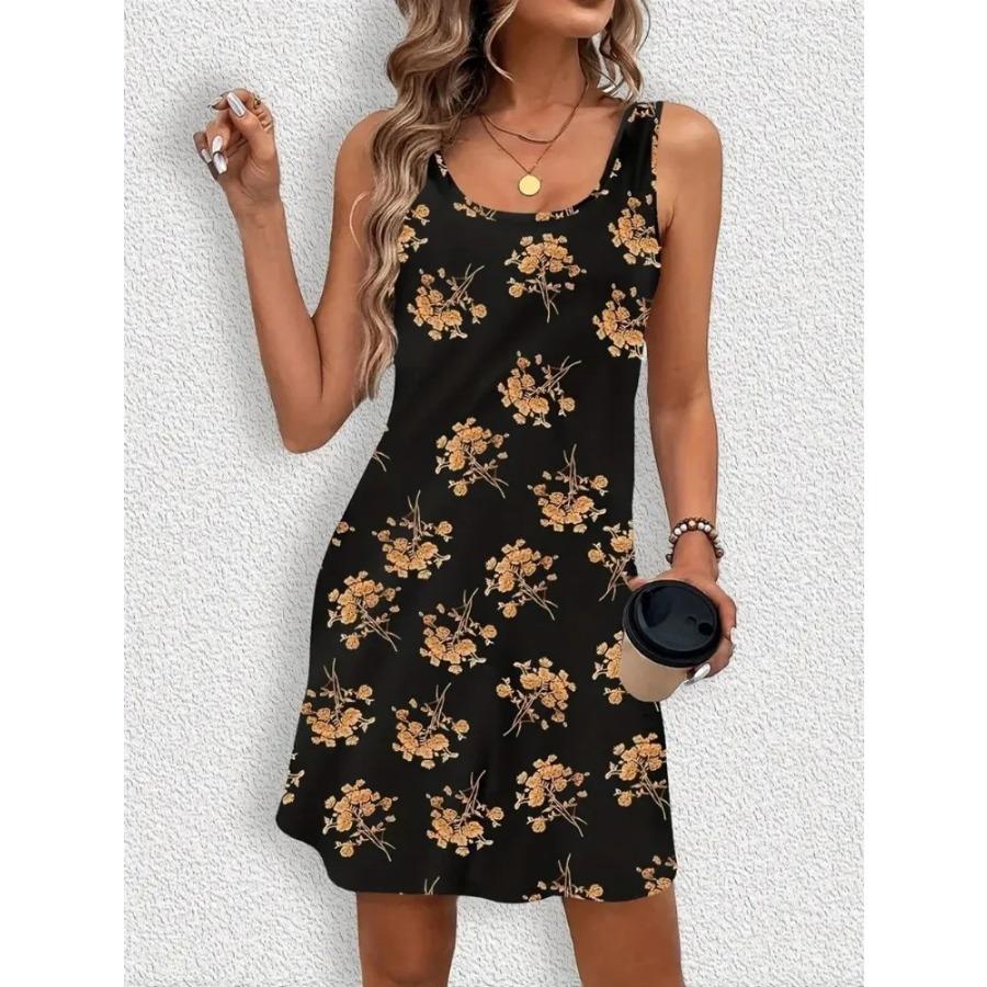Robe d'été florale pour femme Élégante Décontractée à Habillée Tenue Mignonne Streetwear Stylé Vêtements pour Dames Y2k Vêtements pour Femme