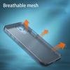 PP Phone Case for iPhone 12 6.1 inch,Ultra Thin Breathable Hollow Hole Heat Dissipation Mesh Back Cover