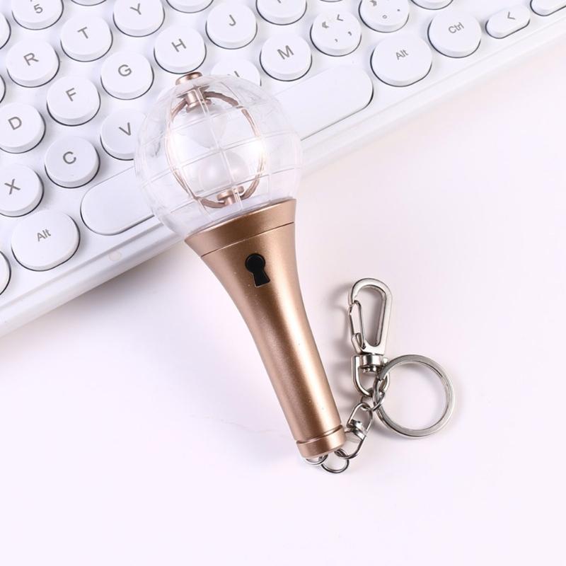 Sturdy LED Small Lightstick Keyring Multicolors Keychain for Music Concert Support Fans and Concert Gatherings