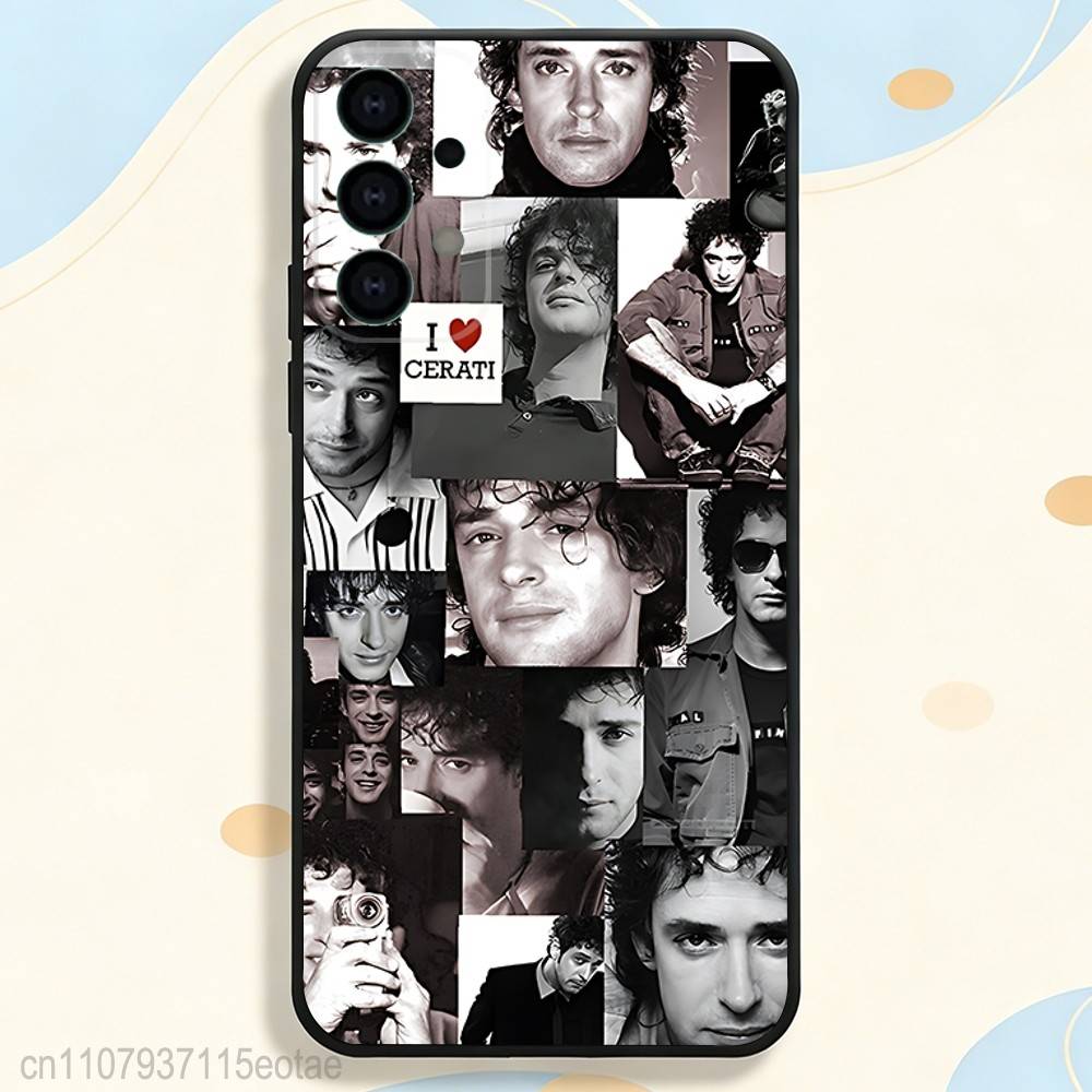 Singer Gustavo C-Cerati S-Soda-S Phone Case For Samsung S25,S26,S24,S21,S22,S23,S30,Ultra,S20,Plus,Fe,Lite,5G Black Cover