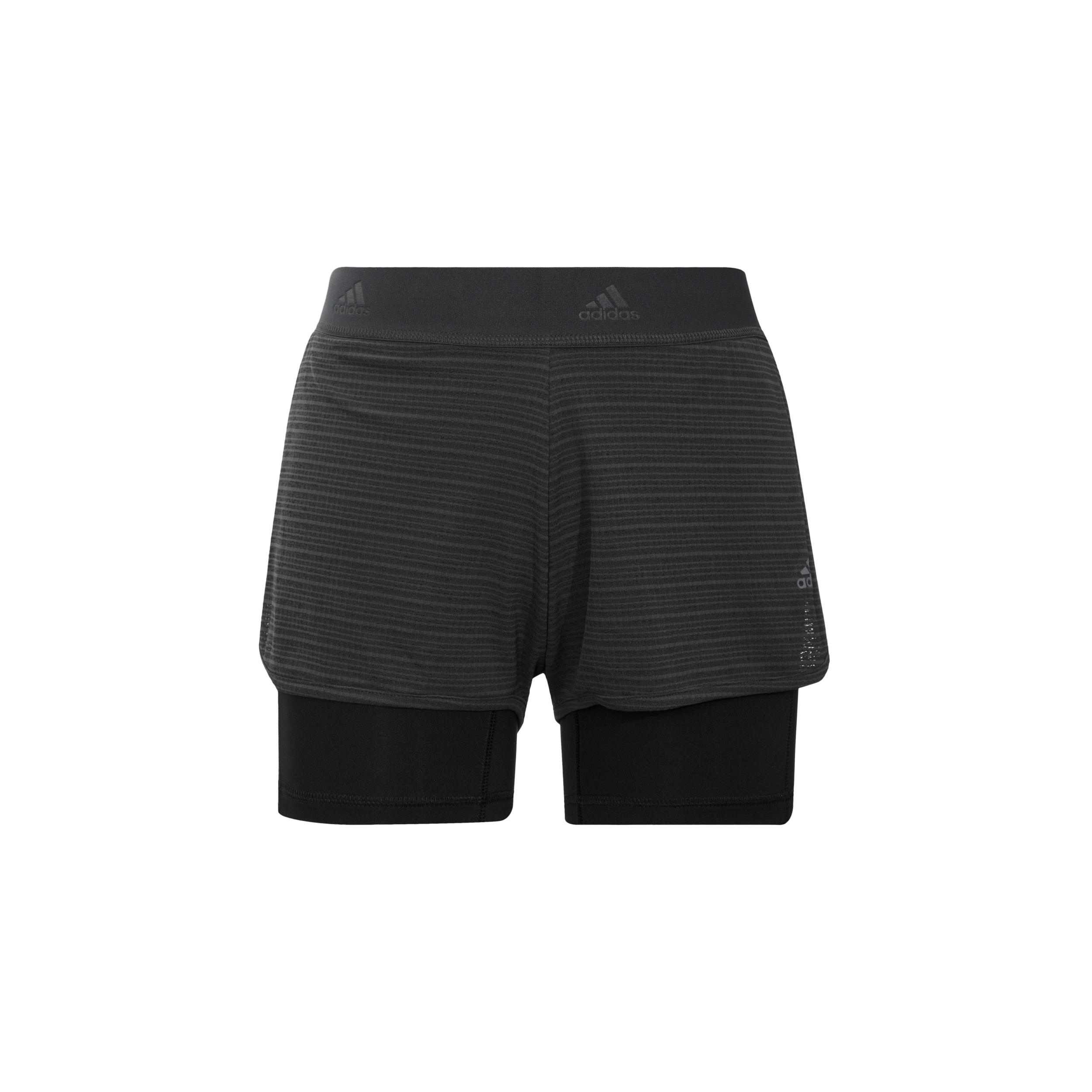 (WMNS) adidas Two-in-One Chill Shorts Asia Sizing Black Women s CW4054 S