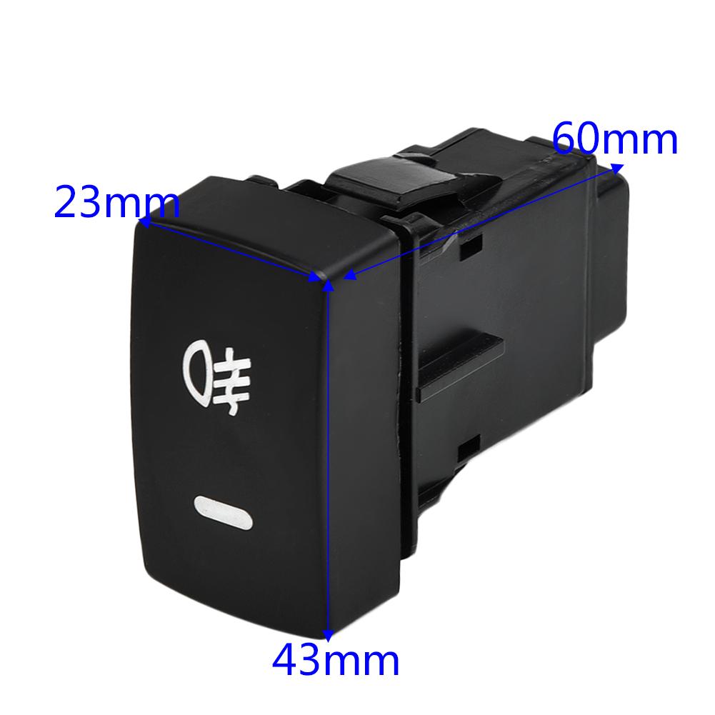 12V OEM Push On Off Switch Button LED Light Bar Fog Light Switch Amber For Honda Civic Accord CRV Indicator Car Accessories