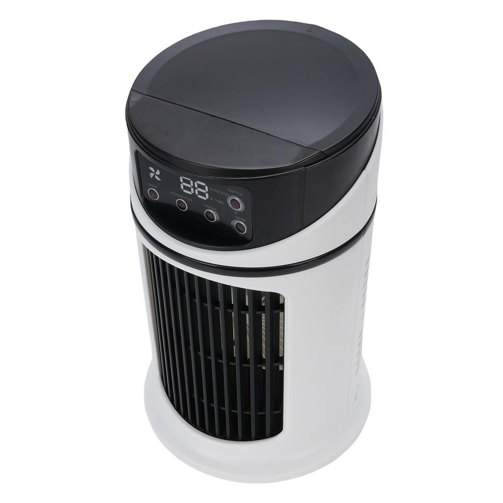 Taşınabilir Klima Vantilatörü 4'ü 1 Arada Tasarım 6 Kademeli Rüzgar Hızı 300ML Büyük Kapasiteli Su Tankı Hava