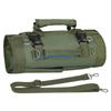 Y5GD Portable Roll Up Storage Bag Car Tool Storage Bag with 5 Zippered Pockets Storage Organiser for Carpenters