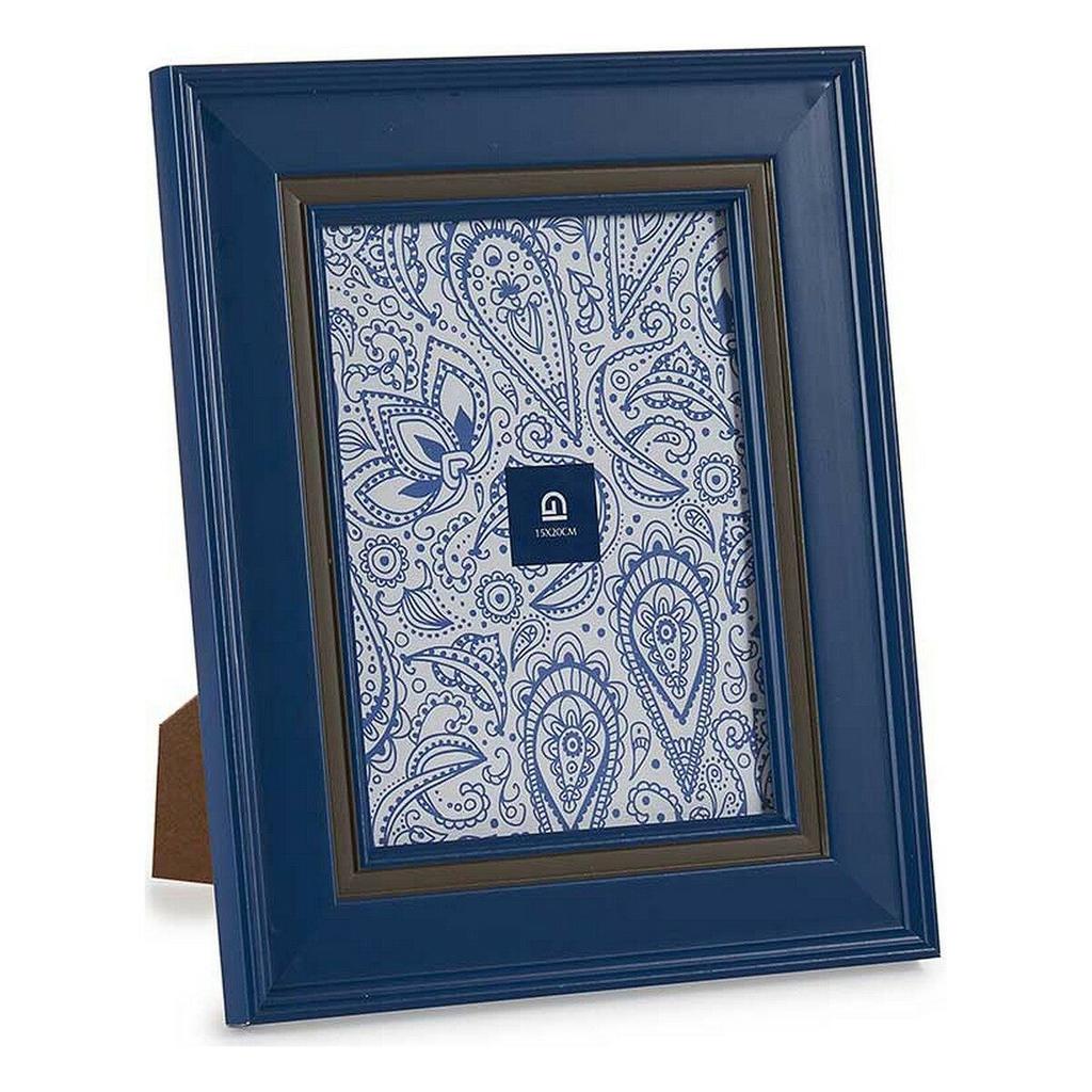 Photo Frame 23 X 28 X 2 Cm Crystal Blue Plastic (6 Units)