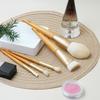 EDTRE Makeup Brush Set with DuPont Paper Cosmetic Perfect As a Gift or Travel White 10-Piece Pouch, Eco-Friendly, Brush,