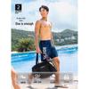 Decathlon Men's Loose Fit Quick-Dry Two-Piece Look Swim Trunks