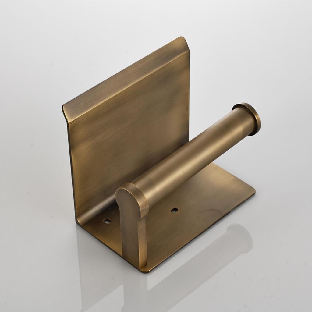 COZENTA Toilet Paper Holder, Antique Gold and Brass, Stylish