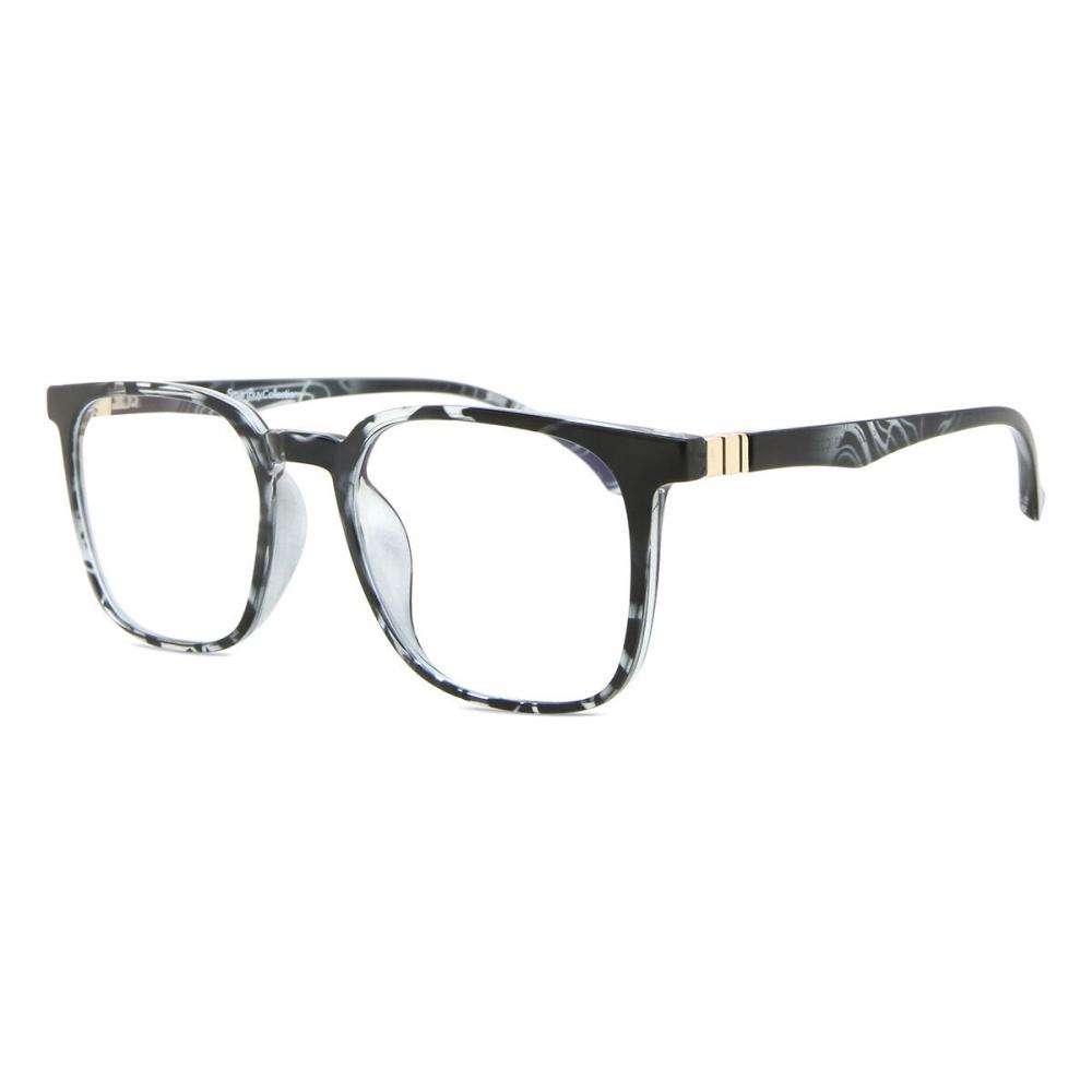 Full Rim Square Grey Tortoise Smartbuy Collection Hansen Blue Light Block 225224 C22 Fashion Unisex Eyeglasses