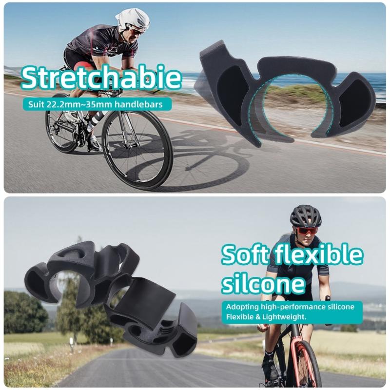 Support de montre connectée antidérapant pour vélo, support de guidon résistant aux intempéries
