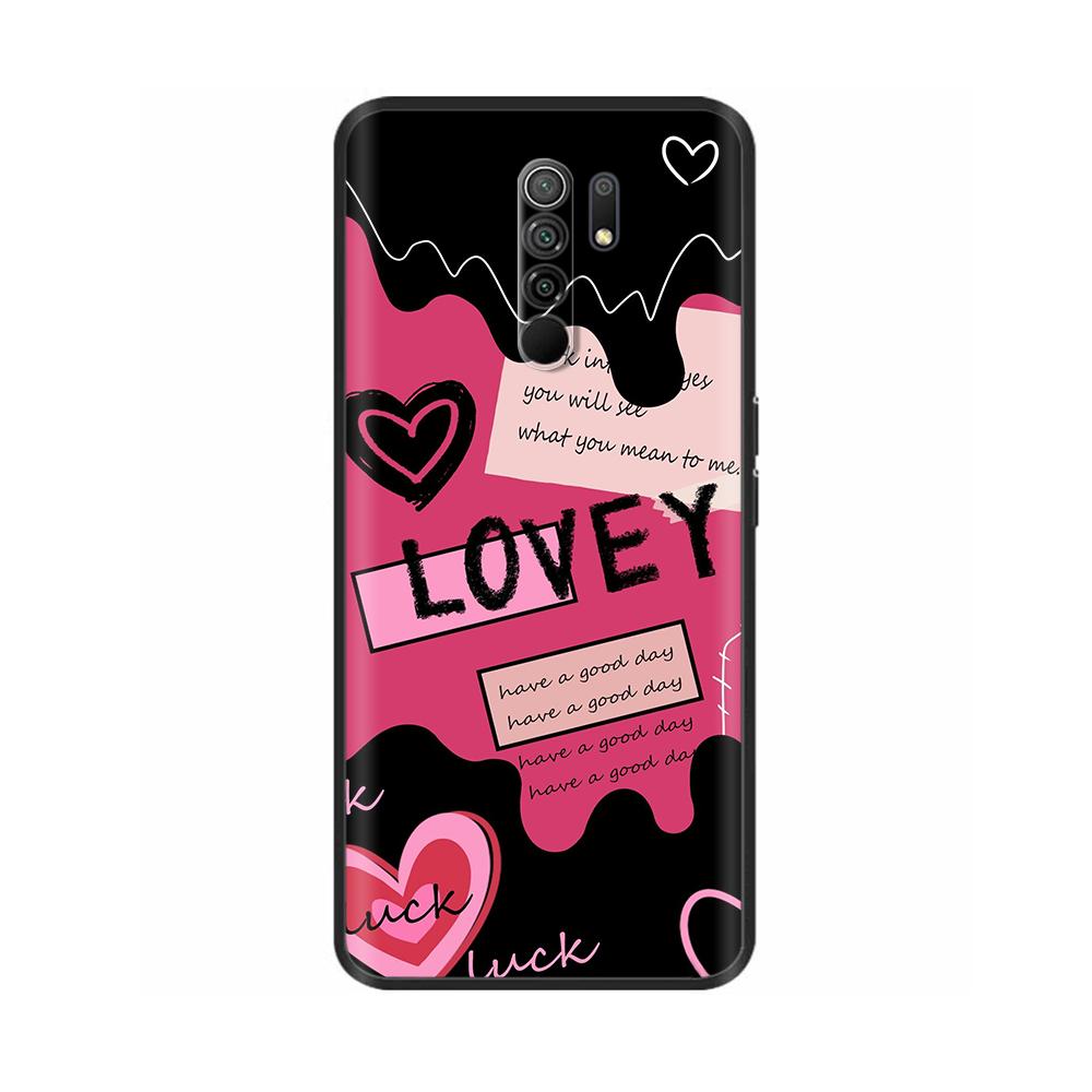 Phone Case For Redmi 9 Case Redmi9 Cute Panda Silicon Back Cover For Xiaomi Redmi 9 Cases Soft Silicone Fundas TPU Bumper Coque