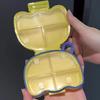 Pill Box Triple Sealing Moisture-Proof Pill Organizer with Independent Compartments Portable Cloud Shape Divided Pill Container with DIY Custom