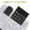 Trådløst numerisk tastatur og mus Trådløst tastatur og DPI-justerbart trådløst musesett med enkel USB-nummer og kompakt numerisk tastatursett,