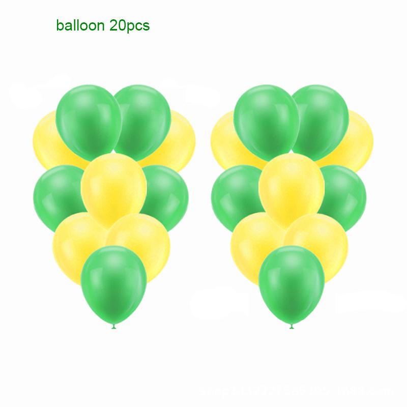 Golden World Football Soccer Kids Birthday Party Decoration Plates Straw Bunting Loot Bag Tablecloth Soccer Party Supplies