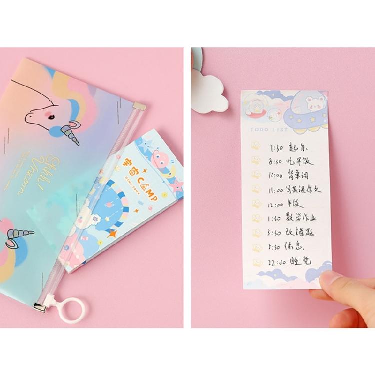 Friendly Paper Adhesive Memoire Pad for Office Business School Students Writing Supplies Colorful Cartoon Stick Note