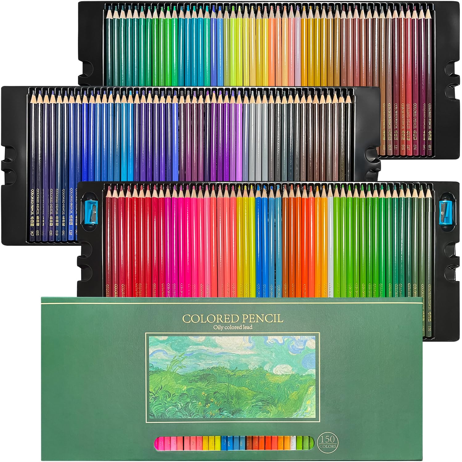 

Бесцветный 150 цветных книжка-раскраска для детей и цветные карандаши, мягкие цветные карандаши, точилка в комплекте, карандаши, цвета, масляные карандаши,