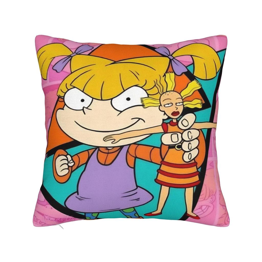 Cartoon R-Rugrats Pillowcase Merch Printed Cushion Cover Decorative Pillow Case Cover Home Multi Size