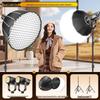 COB Photography Studio Light with Grid and Soft Light Mode for Clothing and Portrait Atmosphere