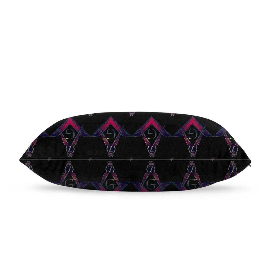 Freemason Compass Masonic Rectangle Pillowcase Cushion Cover Decorative Bedroom Bed Home Comfort Throw Pillow