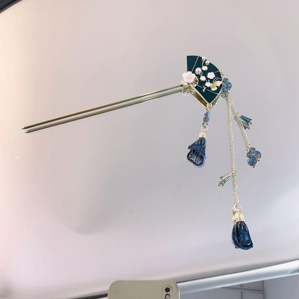 Design Tool Fan Chinese Style Headwear Ancient Style Hairpin Ancient Headwear Hanfu Hair Sticks