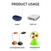 USB 5V to 9V/12V Router Optical Cat Boost Cable 5.5*2.1MM DC Port 1 Drag 2 Original Chip Digital Display UPS Charging Cable
