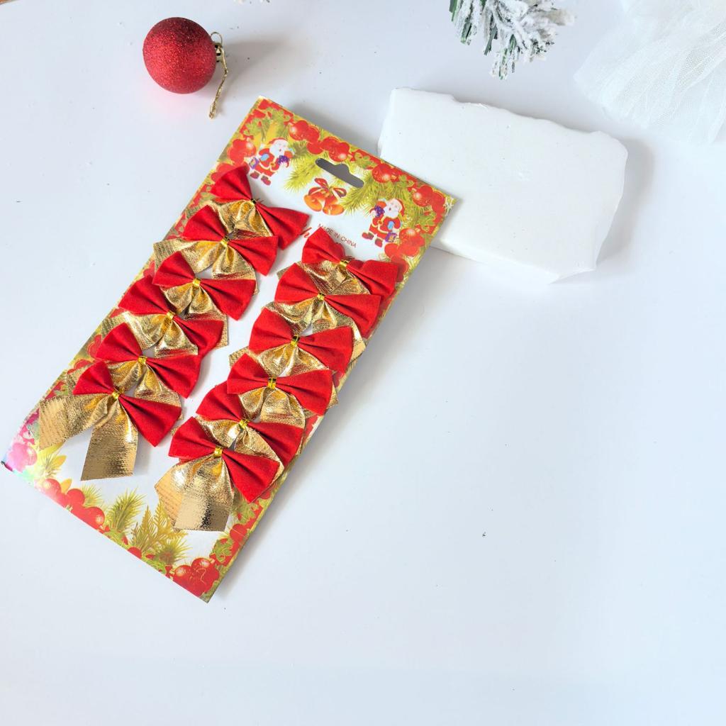 Christmas Decorations, Velvet And Bright Cloth Bow Decoration Gifts, Christmas Tree DIY Layout