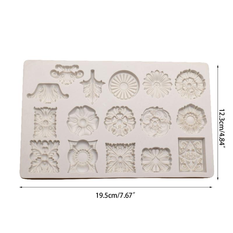 3D Fondant Mould Silicone Chocolate Moulds Cake Decorating Tool Baking Gadgets Gem Buttons Shaped Gifts for Kitchen Baking Lover