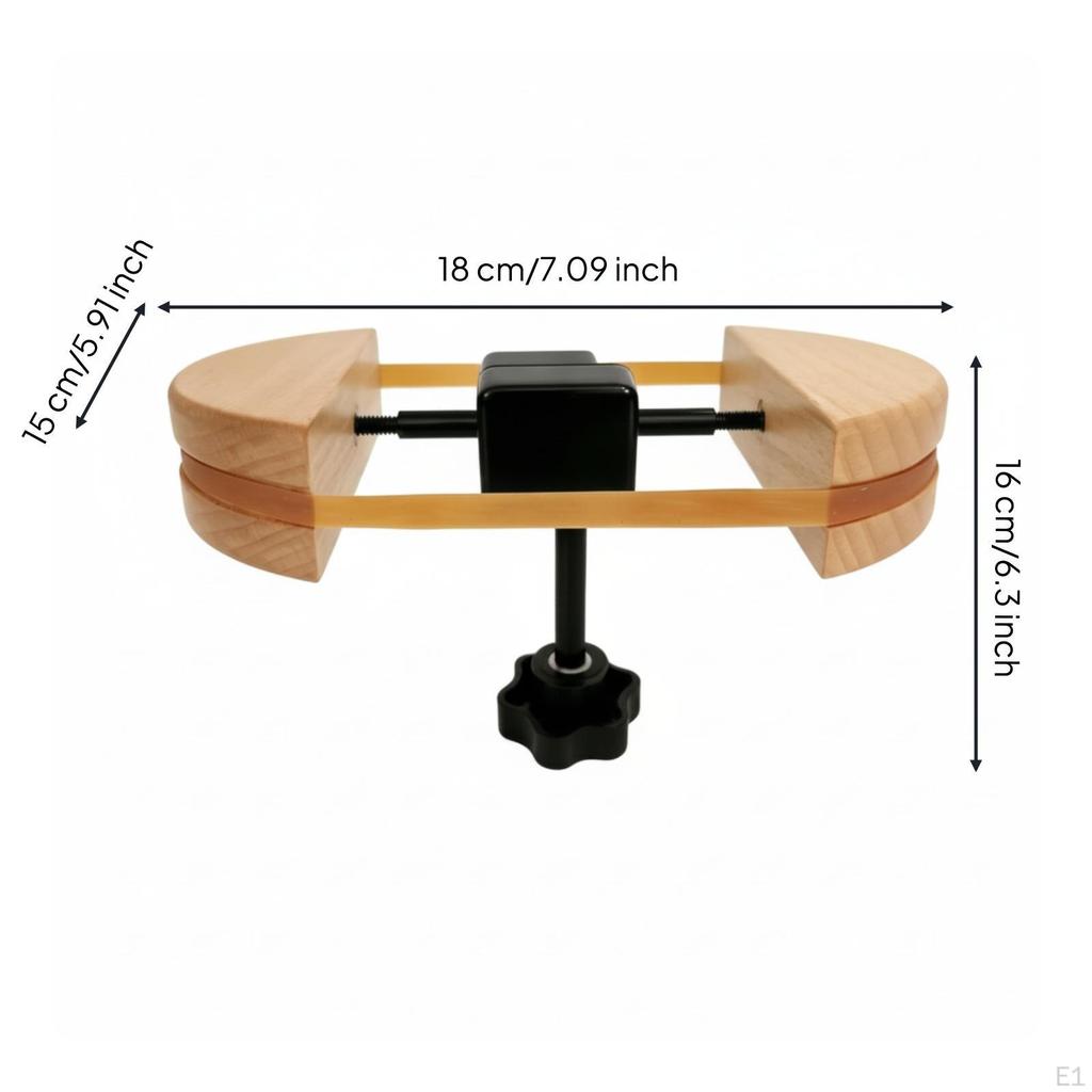 Wooden Hat Stretcher Solid Wood with Screw Mechanism Professional for Milliners,