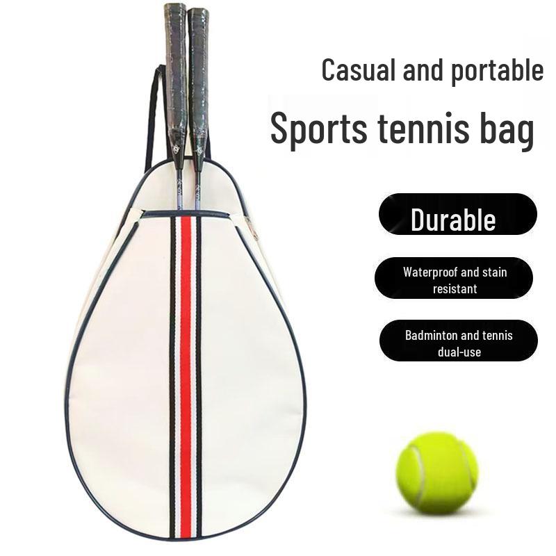 2026 Neue Tennis- & Badminton-Schlägertasche - Stilvolle Einzel-Schulter-Crossbody-Tasche für Erwachsene, Unisex Handgehaltene Sporttasche