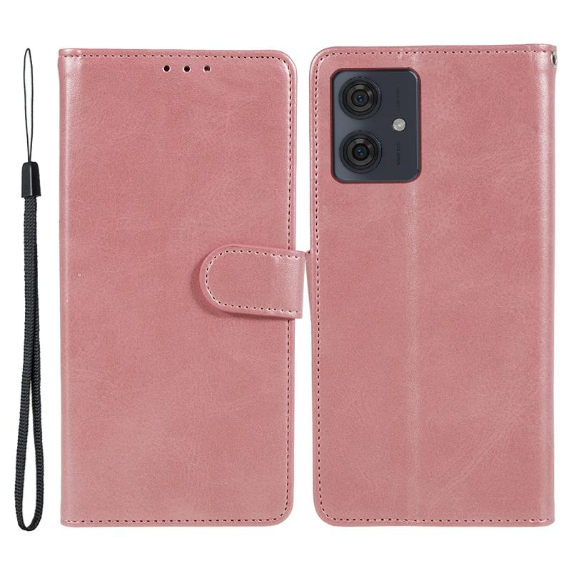Cell Phone Cover for Motorola Moto G54 5G Case Slim-Fit PU Leather Wallet Stand Shell