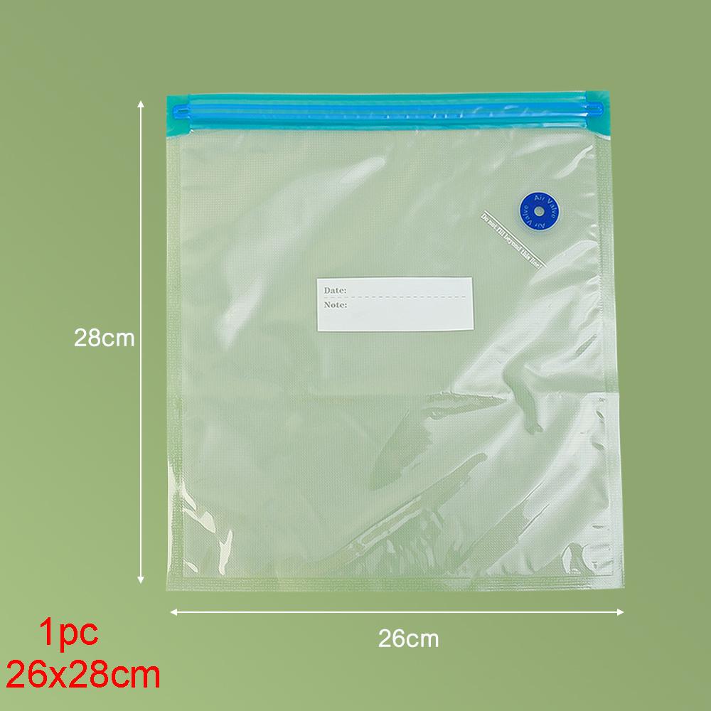 10Pcs Vacuum Sealed Food Bags Food Storage Bag with Sealing Pump Household Food Sealer Air Valve Bag Sealing Small Large Size