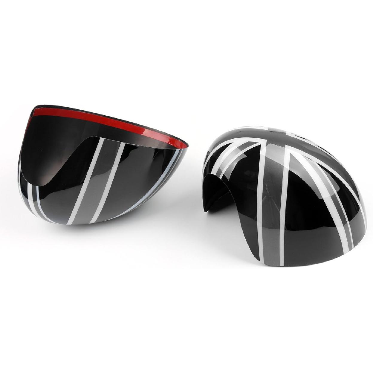 

Bruce & Shark Union Jack Pattern Side Mirror Caps Set Covers for MINI Cooper Countryman/Clubman/Hardtop 5-Door (F54/F55/F56/F60) 2014-2019(Auto
