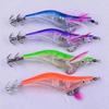 4-pack LED Electronic Light-emitting Simulated Shrimp Bait To Attract Fish with Built-in Barb Hook To Prevent Prey From Escaping