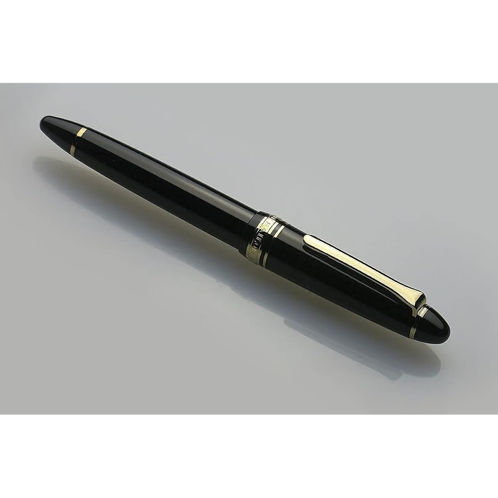 Sailor Fountain Pen Profit Casual Gold Trim Black Music 11-0570-920