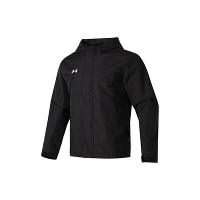 Solid Logo Outdoor Training Running Fitness Hooded Jacket Men Jackets Black 23600401-001