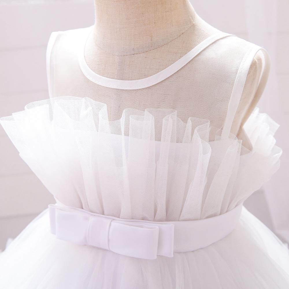 2024 Girls' European & American Puffy Tulle Birthday Princess Dress