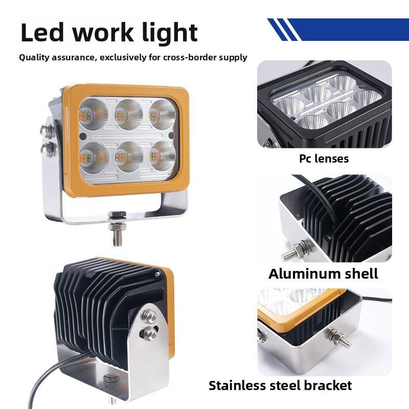 Large Arm Light 4x4 Square Floodlight Mine Led Intelligent Work Light