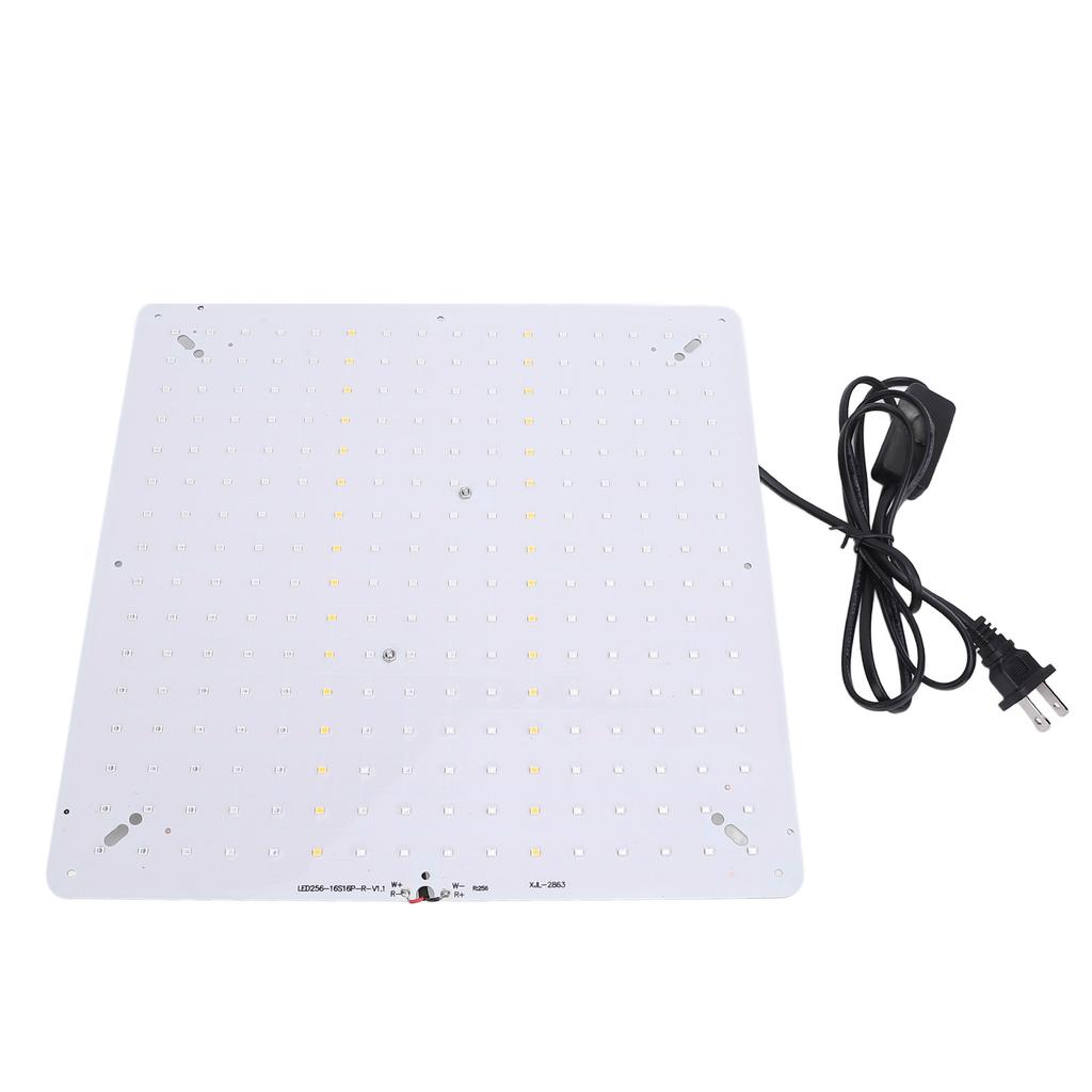 Quantum Plate Grow Light Red Blue Nature 256 LEDs Indoor Plant Growing Lamp for Flowers Vegetables