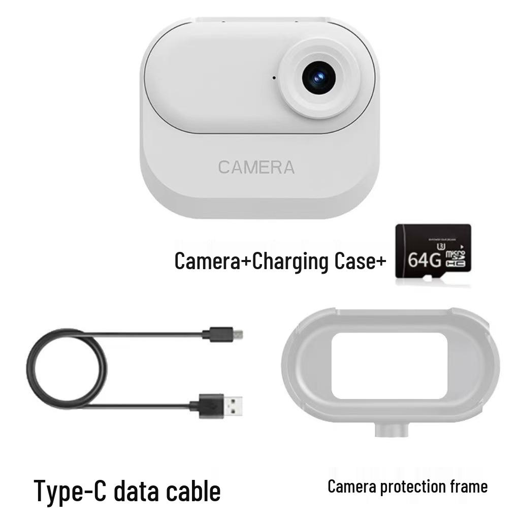 Portable Cross-Border Chest and Neck Action Camera for Vlogging, Student, and Pet Recording