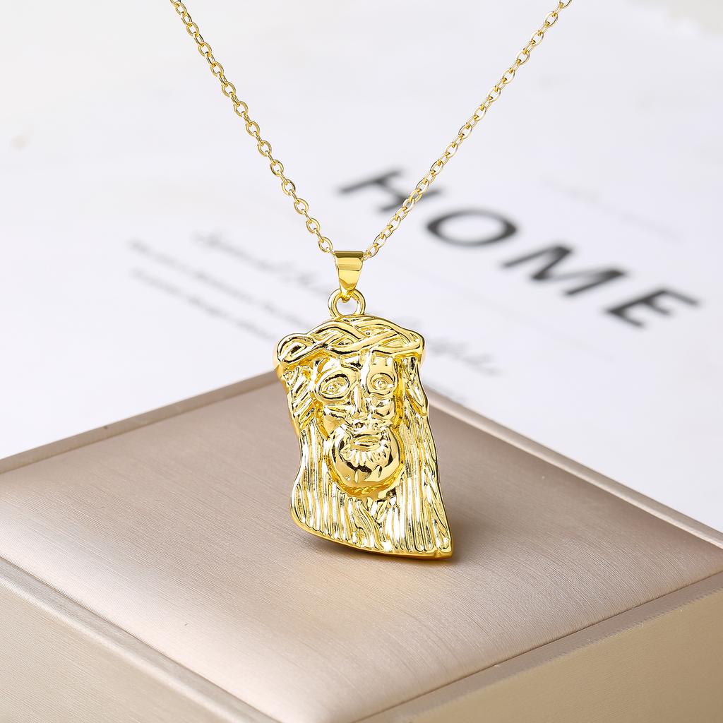 New Arrival Religion Moon/Arch Shaped Virgin Mary Jesus Zirconia Pendant Necklace Elegant Vintage Charm Jewelry Gift for Women