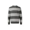 Polo FW22 Crew Neck Striped Knit Sweater Men Sweater Charcoal-Gray 710881047-003