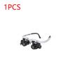 1~10pcs Telescopic Magnifier Glasses Loupes with 2 LED 8X/15X/23X Lens Observation Magnifying Eyewear Jewelers Watchmaker Repair